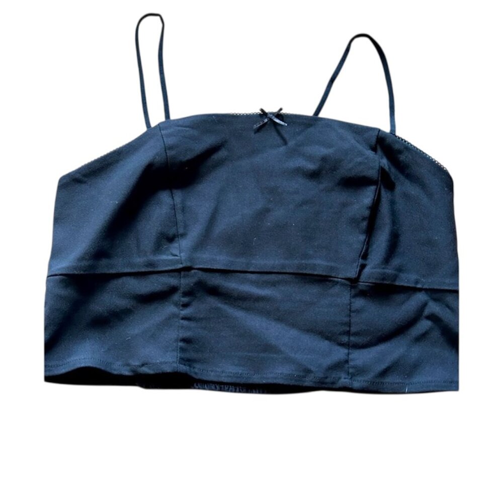 Black Wild Fable Crop Top- size large